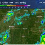 Weak cold front brings scattered showers to Mid-South ⛈️ A weak cold front will move across the Mid-South this afternoon, resulting in widely scattered sh