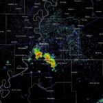 Severe Thunderstorm Moves Into Memphis Metro, Produces Lightning and Hail Radar update: 1:20 PM...Watching a lone cell move into the Memphis Metro right now