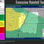 Northeastern Arkansas Faces Slight Risk of Excessive Rainfall Through Morning We have a Slight Risk for excessive rainfall mainly over NE AR through tomorrow morning