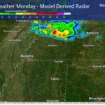 Two rounds of storms forecast for Monday, with damaging winds and hail possible We're expecting two rounds of storms on Monday, one in the morning, the other in the late afternoon