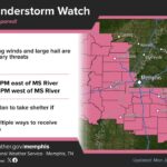 Two Severe Thunderstorm Watches in effect for parts of the Mid-South Heads up! There are currently 2 Severe Thunderstorm Watches in effect through this evening for porti