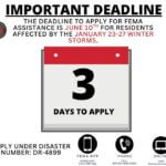 Mississippi residents urged to apply for winter storm assistance before deadline Photos from Mississippi Emergency Management Agency's post
