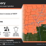 Heat Advisory in Effect in Tennessee as Wind Threat Looms Photos from US National Weather Service Memphis Tennessee's post