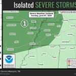 Severe storms possible in Mid-South with damaging winds expected Photos from US National Weather Service Memphis Tennessee's post