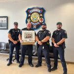 Calvary Apostolic Church youth group visits Corinth police with cookies and appreciation A big thank you to the youth group from Calvary Apostolic Church for stopping by the Corinth Police
