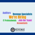 Mississippi Department of Revenue Hiring for Appraisal and Assessment Role We are always looking for professionals to join our team at the Mississippi Department of Revenue