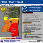 Heavy Rain, Flooding Expected in Mississippi as Tropical Storm Arthur Remnants Move East Photos from Mississippi Emergency Management Agency's post