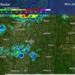 First round of storms forecast to impact region overnight into Monday Here's a look at how the first round of storms may play out overnight tonight into Monday morning, w