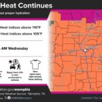 National Weather Service issues heat warning for Memphis area Photos from US National Weather Service Memphis Tennessee's post