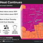 Memphis Weather Service Issues Heat and Storm Safety Tips Photos from US National Weather Service Memphis Tennessee's post