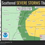 Slight risk of severe weather forecast for Tennessee River Valley area There is a Slight Risk (level 2/5) for severe weather this afternoon and evening, for areas near the
