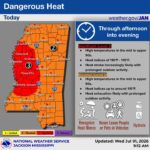 Mississippi braces for dangerous heat and severe storms, officials warn Photos from Mississippi Emergency Management Agency's post