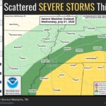 Severe weather risk forecasted for northern Mississippi this afternoon There is a slight risk (level 2/5) for severe weather this afternoon and evening, mainly affecting n