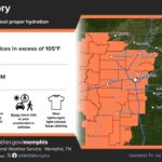 Memphis area faces heat advisory and potential severe weather this weekend Photos from US National Weather Service Memphis Tennessee's post