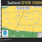 Severe weather threat prompts Flood Watch in parts of the Mid-South Photos from US National Weather Service Memphis Tennessee's post