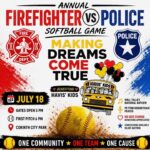 Firefighter vs. Police Softball Game Raises Funds for Local Kids 🚨⚾ SHOWDOWN FOR A GREAT CAUSE ⚾🚨