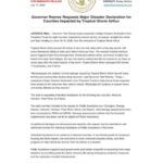 Official requests major disaster declaration from President Trump I’ve requested a Major Disaster Declaration from President Donald J