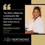 Student finds community and support at Northeast Community College Choosing a college can feel overwhelming