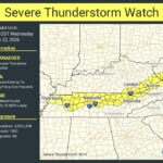 Severe Thunderstorm Watch issued for parts of West Tennessee through midnight A Severe Thunderstorm Watch has been issued for portions of West Tennessee through midnight