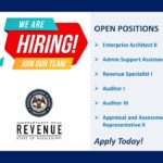 Mississippi Department of Revenue offers limited-time job openings Several positions are now open at the Mississippi Department of Revenue, but only for a limited time