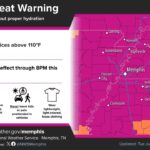 Heat Wave Continues Across Mid-South with Highs Near 115 Degrees Photos from US National Weather Service Memphis Tennessee's post