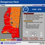 Mississippi experiences high heat risk amid prolonged heatwave Photos from Mississippi Emergency Management Agency's post