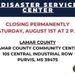 Lamar County Disaster Service Center to Close Saturday DISASTER SERVICE CENTER CLOSING: The Disaster Service Center in Lamar County will be closing this Sa