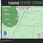 Marginal risk for damaging winds in northeastern Arkansas this weekend A Marginal Risk has been placed over portions of northeastern Arkansas for Friday evening and early