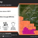 Heat Advisory Issued for Parts of Arkansas and Mississippi Photos from US National Weather Service Memphis Tennessee's post