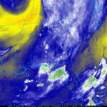 Cold Front Brings Dry Air and Cooler Temperatures 😍A cold front is working its way southeast and you can see on this water vapor satellite imagery the
