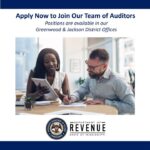 Mississippi Department of Revenue offers auditor jobs for accounting graduates Do you have a degree in accounting?