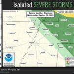 Storm threat downgraded to marginal risk for tonight The Marginal Risk (risk 1 of 5) for this evening into tonight has been trimmed slightly