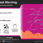 Mid-South under Extreme Heat Warning through Sunday Photos from US National Weather Service Memphis Tennessee's post
