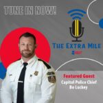 Mississippi Capitol Police Chief Bo Luckey discusses leadership on The Extra Mile Podcast 🎙️ Tune in to the latest episode of The Extra Mile Podcast!