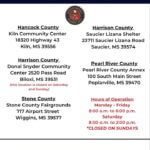 Mississippi opens disaster centers for Tropical Storm Arthur survivors The Mississippi Emergency Management Agency will open five Disaster Service Centers at noon on Tuesd
