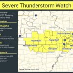 Severe Thunderstorm Watch Issued for Parts of Five States Until Early Tuesday Photos from US National Weather Service Memphis Tennessee's post
