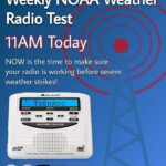 NOAA Weekly Weather Radio Test Scheduled for Today at 11 a.m. Photos from US National Weather Service Memphis Tennessee's post