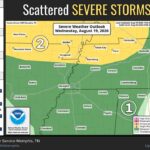 Severe thunderstorm risk possible overnight in Memphis area Photos from US National Weather Service Memphis Tennessee's post