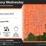 Heat Wave and Thunderstorm Risk Expected in Mid-South Photos from US National Weather Service Memphis Tennessee's post
