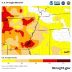 Drought Monitor Shows Hot, Dry Conditions in Memphis Area Photos from US National Weather Service Memphis Tennessee's post