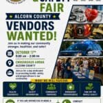 Vendors Wanted for First Annual Alcorn County Health & Safety Fair on Oct. 17 alcorn-health-safety-fair-flyer