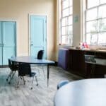 Alcorn School District Partner Wins MAPE Governor's Award Empty classroom with desks, illustrating the Alcorn School District partnership award