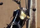 Booneville Motorcycle Crash Kills Prentiss County Man, 70 Parked black motorcycle, illustrating the Booneville motorcycle crash story