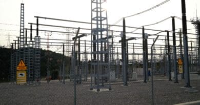 Alcorn County roundup, Oct. 15, 2026: ACE Power targets year-end substation finish; farmers face dry fall Outdoor electrical substation with fencing and safety signs, illustrating the ACE Power substation upgrades in Corinth