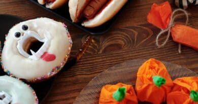 The 5 Best Halloween Party Supplies for Alcorn County Families Halloween party table spread with spooky-themed foods and decorations