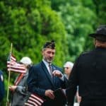 Bernita Barnett Makes History as Mississippi Legion Commander Veterans in uniform holding flags at a ceremony, illustrating the Mississippi American Legion commander story