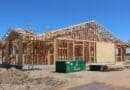 Corinth Freedom Center Campus Adds Chapel, Cottages Wooden house frame under construction, illustrating cottage construction on the Freedom Center campus