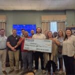 Corinth Kiwanis Gives $20,000 to Le Bonheur Children's Hospital Members of the Corinth Kiwanis Club present a $20,000 check to Le Bonheur Children's Hospital