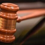 Corinth Man Gets 25 Years in Meth, Attempted Murder Case A wooden judge's gavel on a sound block illustrating a Corinth sentencing