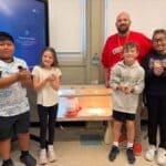 Corinth Warrior Tag Deadline Extended to Nov. 19 Corinth 6th grade science students hold baby chicks beside a brooder box funded by the foundation behind the Corinth Warrior tag